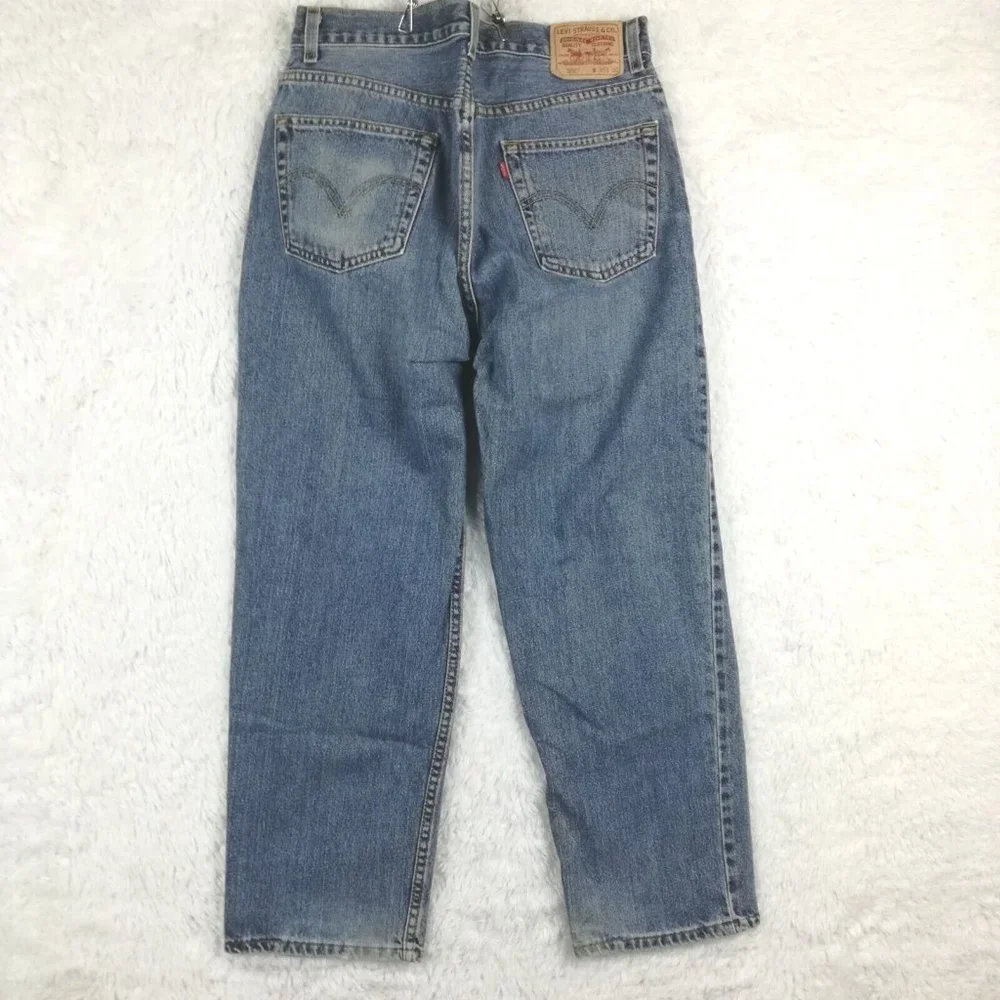 Levis Mens Jeans 550 Relaxed‎ Fit Straight Blue Denim Medium Wash 36x30